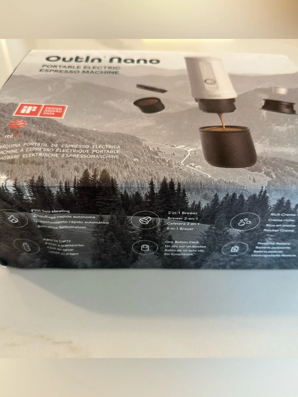 NWT - OutIn Mino Portable Electric Espresso Machine